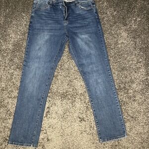 Kenneth Cole New York Blue Straight Fit Mens Jeans 40 x 34